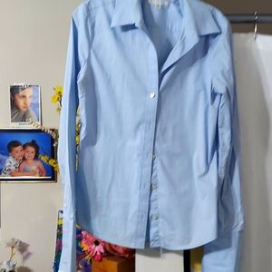 Banana Republic blue blouse